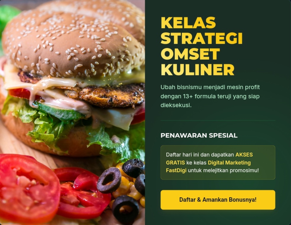 13 Formula Menaikkan Omset Kuliner